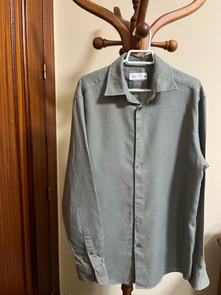 Camisa Zara Verde Talla L