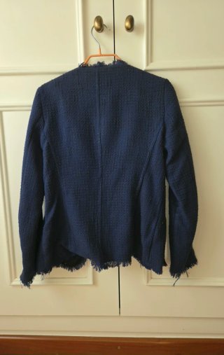 Chaqueta de Tweed Azul Marino Friday's