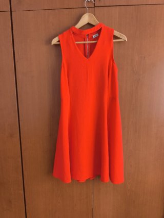 Vestido Rojo Sin Mangas
