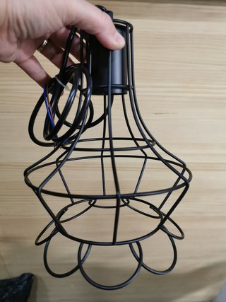 Lámpara Estilo Industrial Negra