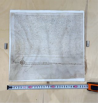 Documento notarial Reino de Valencia s. XVI (1570)