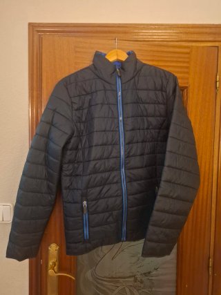 Chaqueta acolchada azul