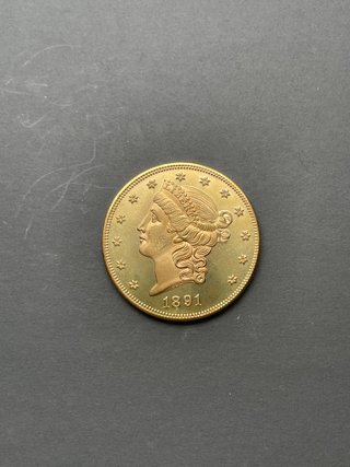 Réplica Moneda Liberty Head 1891