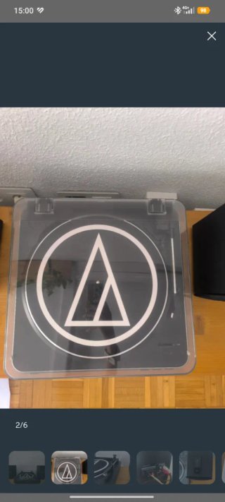 Tocadiscos Audio-Technica LP60 sin bluetooth
