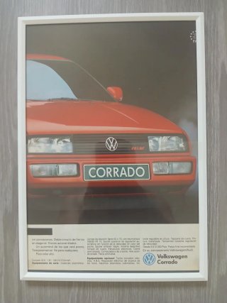 Cuadro Publicitario Volkswagen Corrado