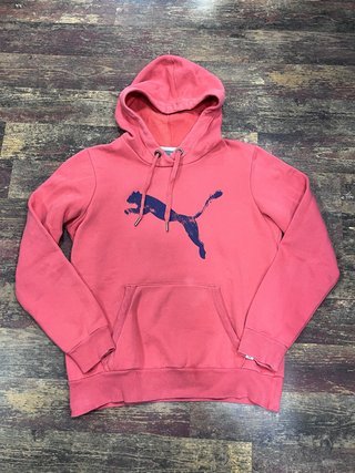 Felpa con cappuccio Puma rosa salmone - IT 42