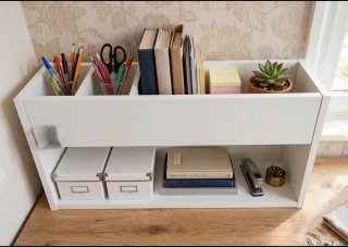 ORGANIZADOR DE ESCRITORIO IKEA BLANCO
