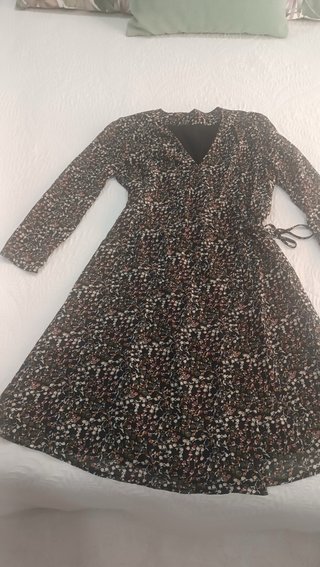 Vestido Cruzado Estampado