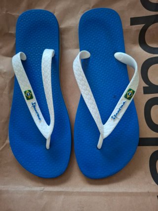Chanclas Ipanema Azul y Blanco Talla 43