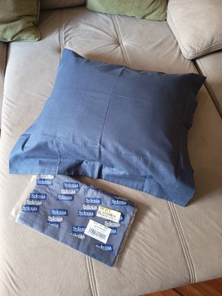 2 Fundas de Cojín Azul Noche