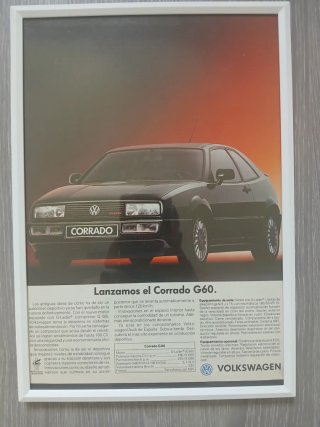 Cuadro Publicitario VW Corrado G60