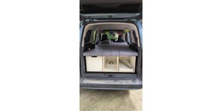 Cama camper Kangoo Doblo Combo con cajones