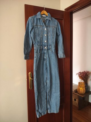 Peto vaquero Zara azul Talla S