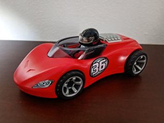 Coche de Carreras Playmobil Rojo