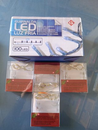Set de 5 Guirnaldas LED Navideñas