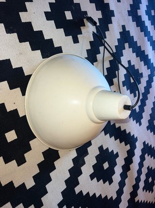 Lámpara de techo IKEA blanca
