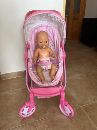 Carrito de paseo para muñecas Baby Born
