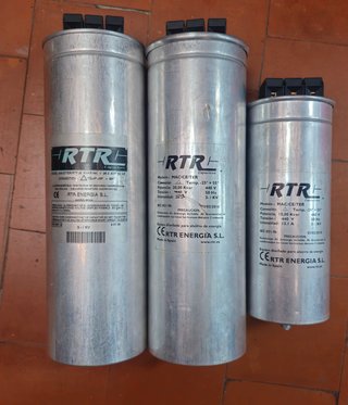 3 Condensadores Trifásicos RTR Energía