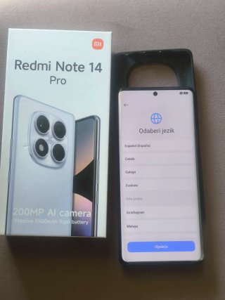 Xiaomi Redmi Note 14 Pro con ticket de garantía