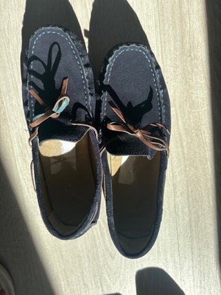Mocasines de niño azul marino