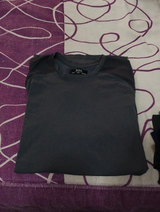 Camiseta Gris Bershka