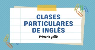Clases de inglés (primaria y ESO) ONLINE