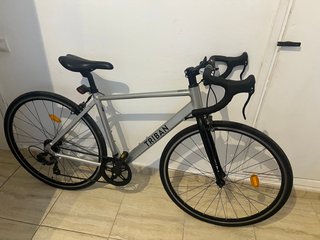 Bicicleta Triban RC 100 Gris Talla M