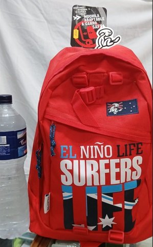 Mochila El Niño Roja