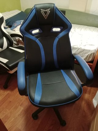 Silla Gaming Negra y Azul