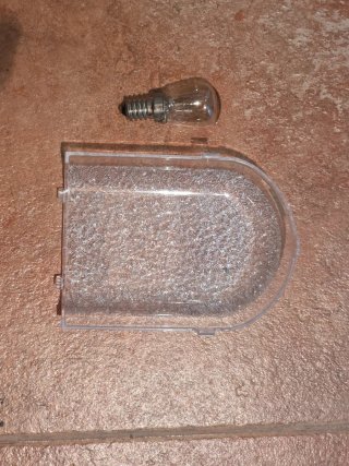 Tapa de luz y bombilla para nevera Teka NF 336 X