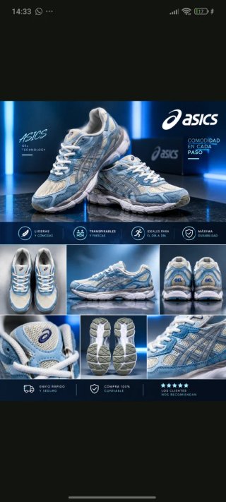 Zapatillas ASICS con Tecnología GEL