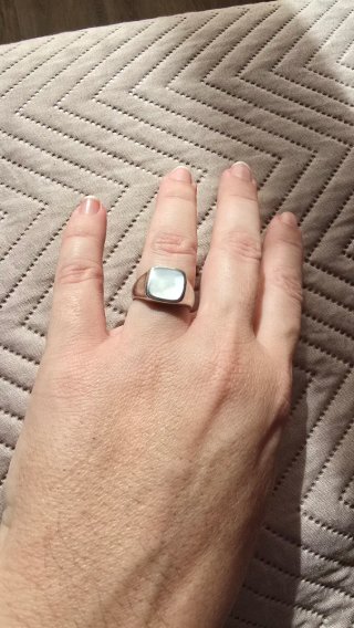 Anillo de Plata y Nácar