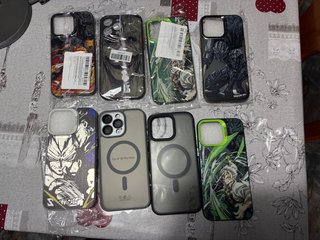 Lote de 8 Fundas para iPhone 16 Pro Max