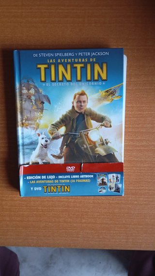 DVD Las Aventuras de Tintin + Libro
