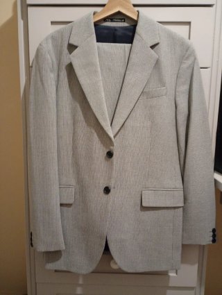 Traje Zara Gris Talla S