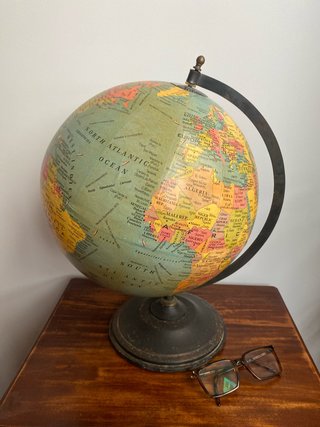 Bola del mundo vintage
