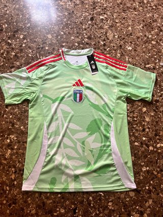 Camiseta Italia Adidas Verde Talla L