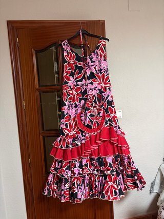 Traje de gitana estampado