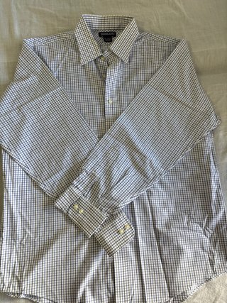 Camisa de vestir cuadros Lands' End