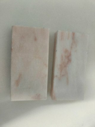 2 Piezas de Mármol Rosa Macizo