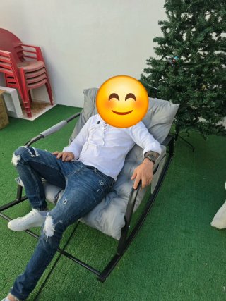 Silla Relax con Estructura Metálica Perfecto estad