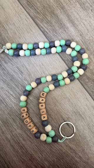 Lanyard Artesanal Profe María