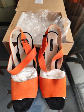 Sandalias Zara Naranjas