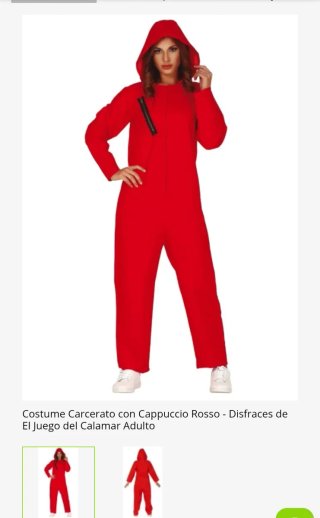Disfraz la casa de papel de Carcelero Rojo