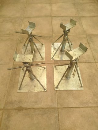 Set de 4 Caballetes para Caravana