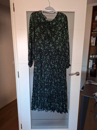 Vestido largo de flores