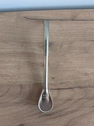 Bombilla para mate de alpaca