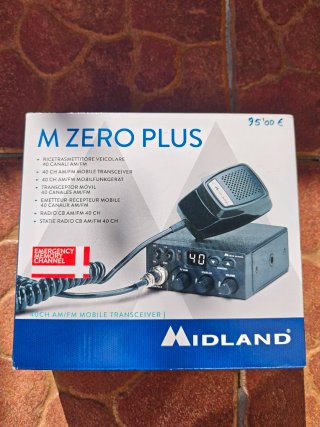 Rádio CB Midland M Zero Plus Emisora y Antena