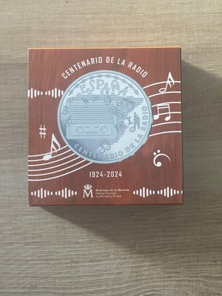 España Moneda plata  proof 10 euros 2024