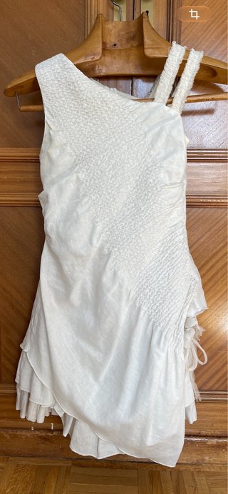Vestido de fiesta blanco para niña
